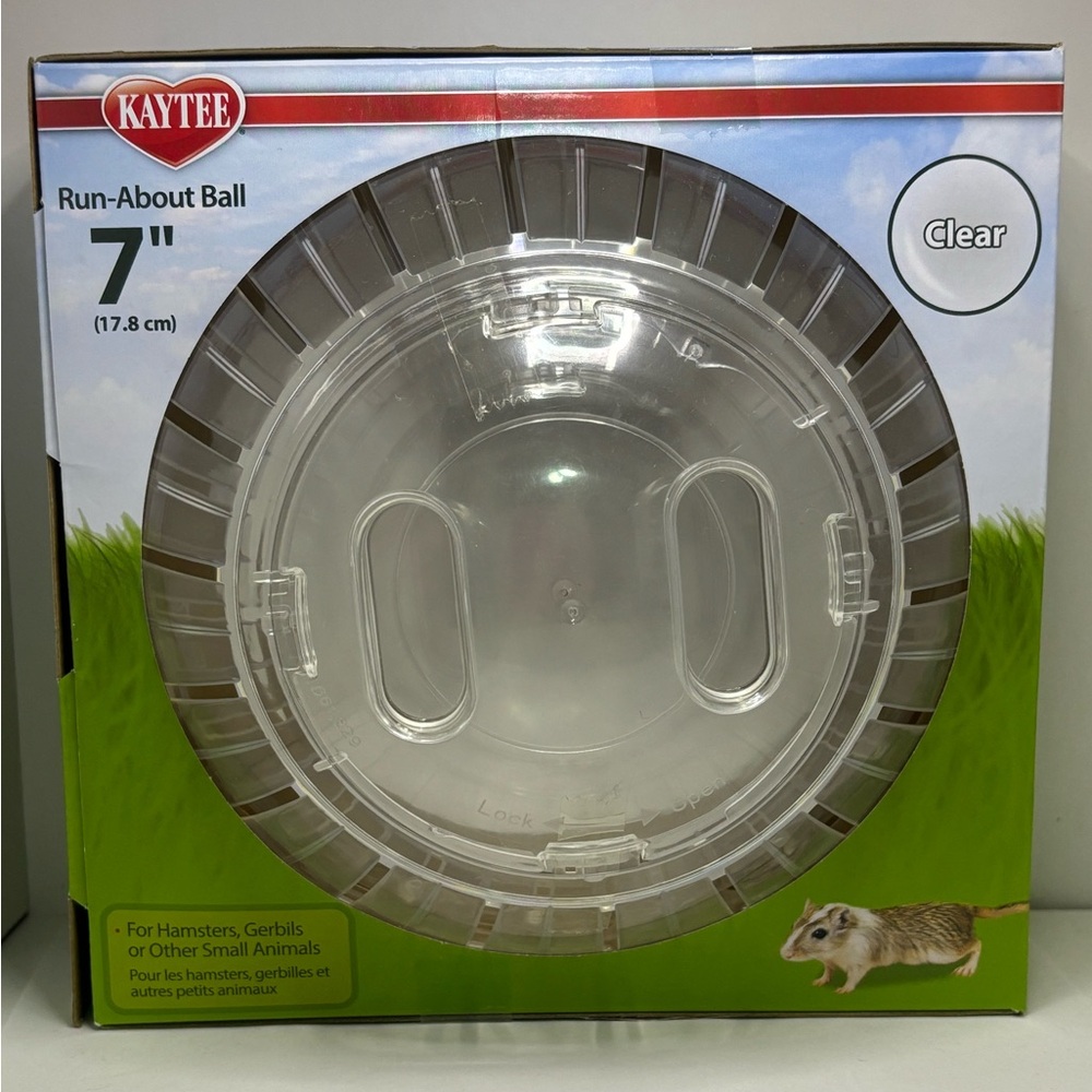 Kaytee Transparent Run-About Ball for Small Pets